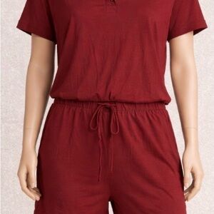 Zenana Outfitters Maroon Lounge Set